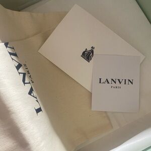 Lanvin Red/White/Gray Size 45 (11) Great Condition Worn 3x Come with box/card